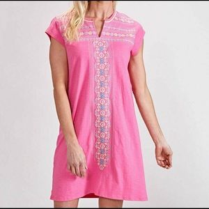 Fresh Produce Flamingo Pink Baja Kayda Tunic Dress